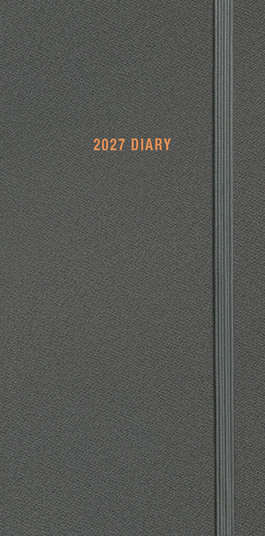 Fashion Diary Charcoal Slim Diary 2027