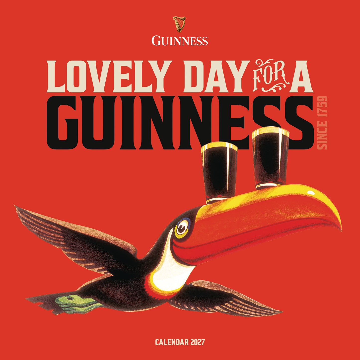 Guinness, Lovely Day for a Wall Calendar 2027