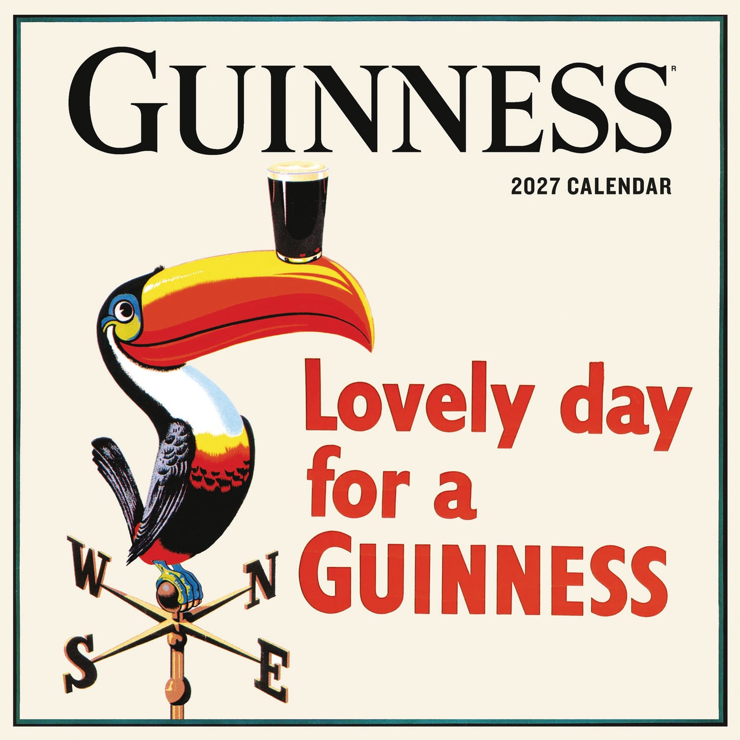 Guinness Poster Art Wall Calendar 2027