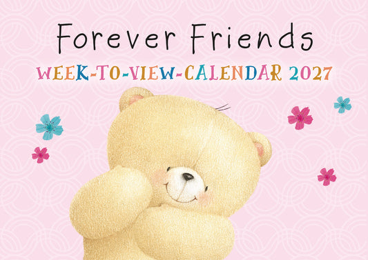 Forever Friends Week-To-View Planner A4 Calendar 2027