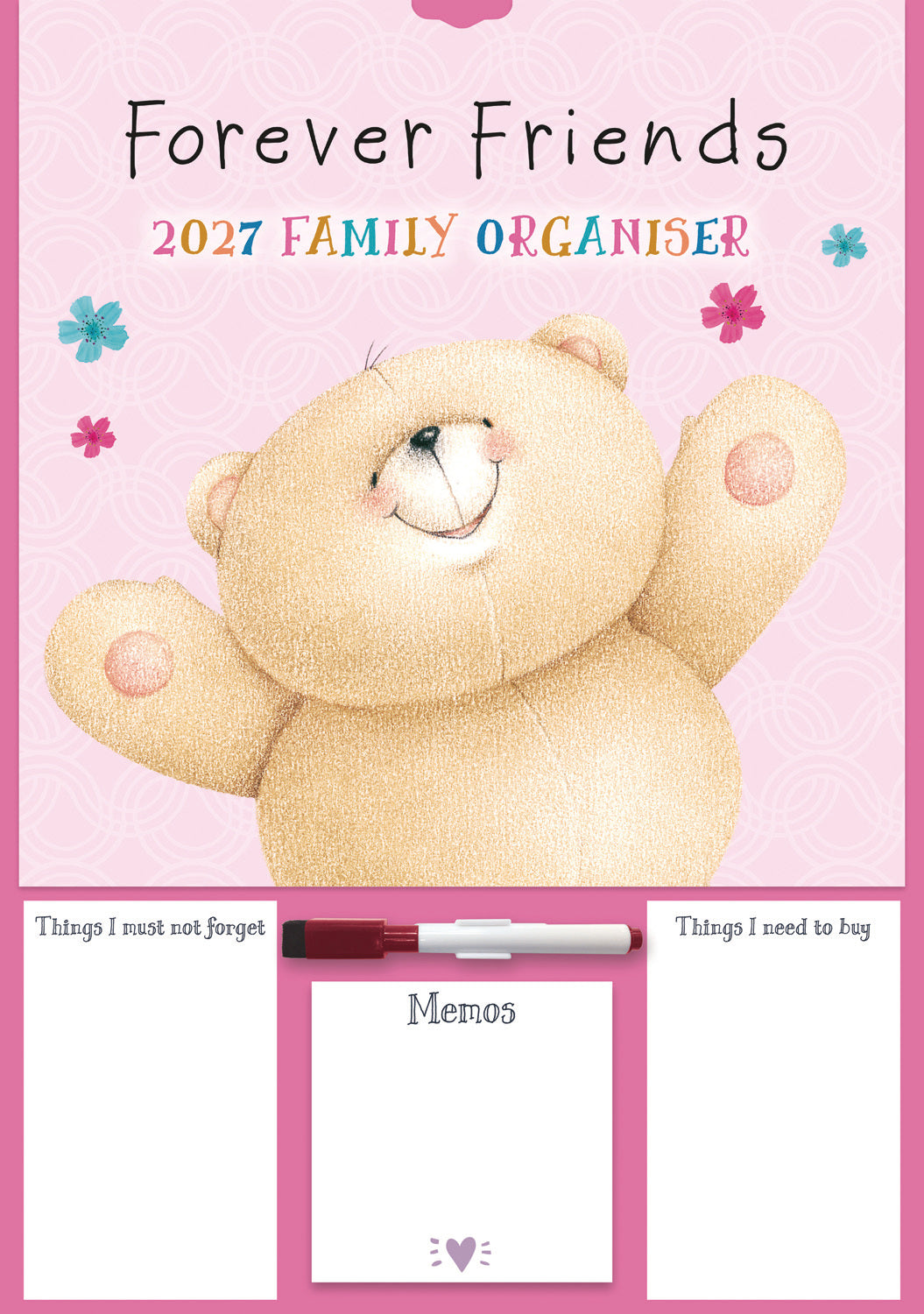 Forever Friends Planner A3 Calendar 2027