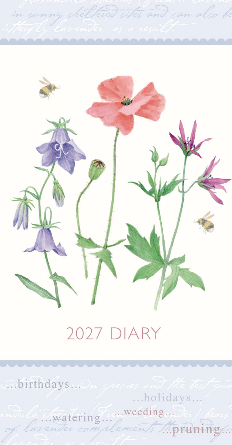 Garden Days Slim Diary 2027
