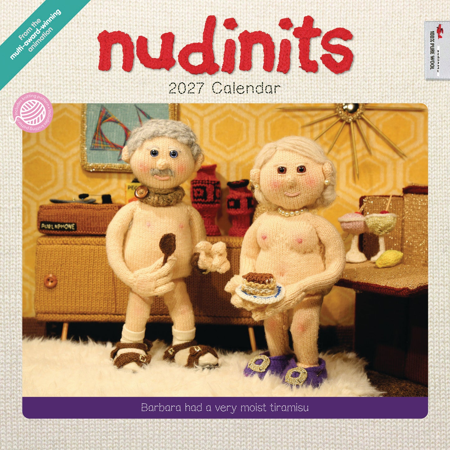 Nudinits Wall Calendar 2027