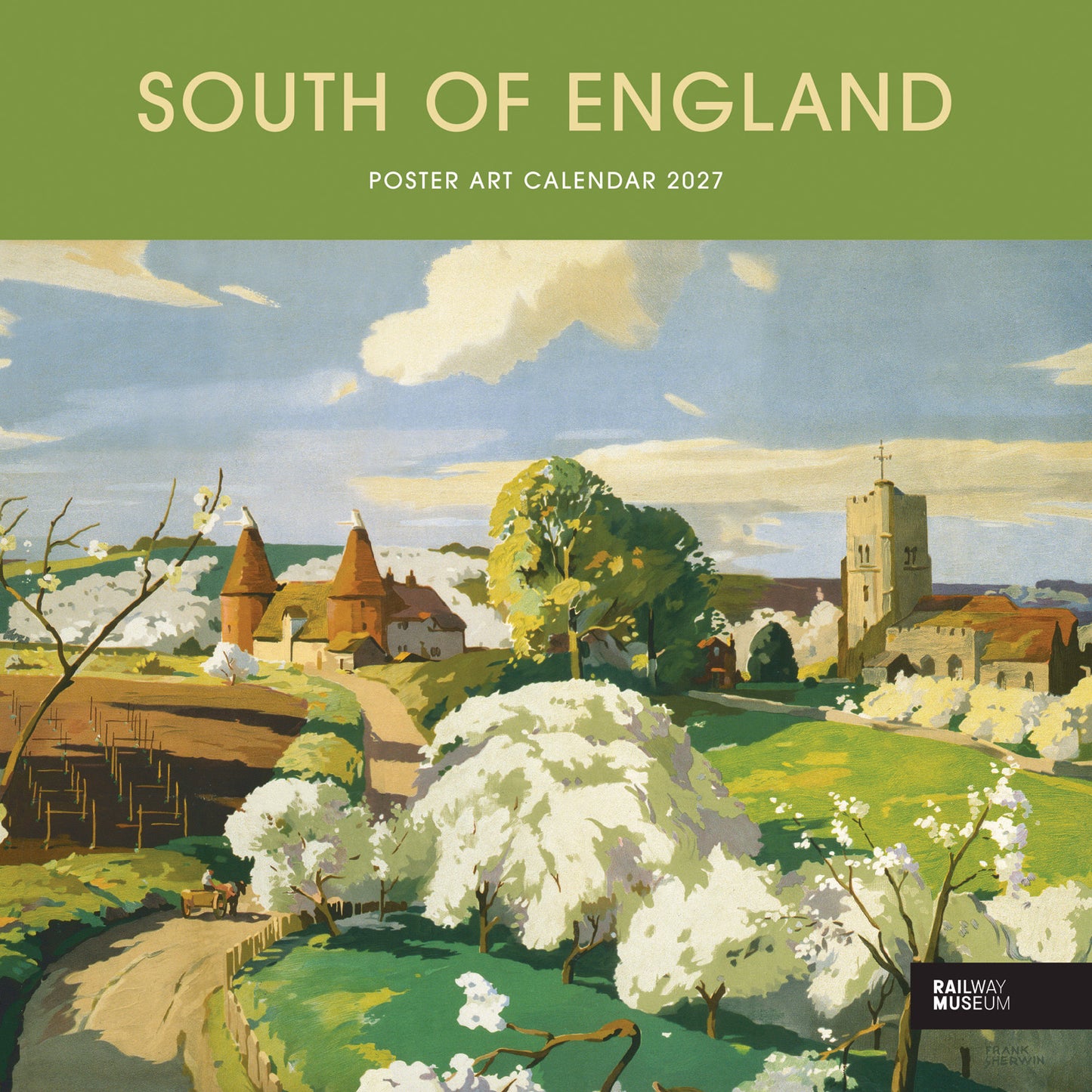 South of England Poster Art NRM Wiro Wall Calendar 2027