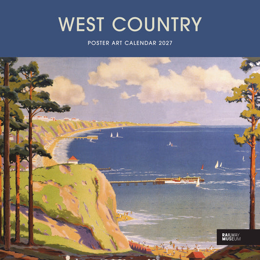 West Country Poster Art NRM Wiro Wall Calendar 2027