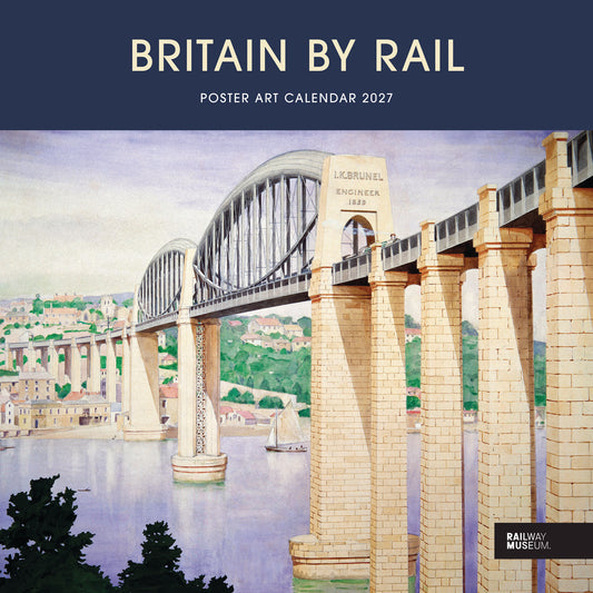 Britain By Rail NRM Wiro Wall Calendar 2027