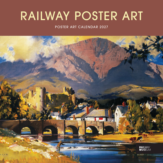 Railway Poster Art NRM Wall Calendar 2027