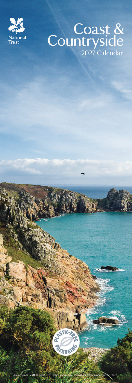 Coast & Countryside National Trust Slim Calendar 2027