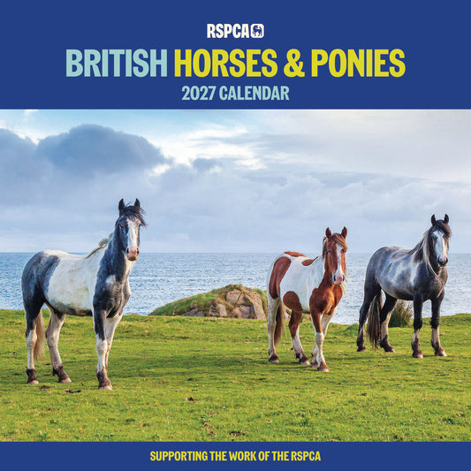 British Horses & Ponies RSPCA Wall Calendar 2027