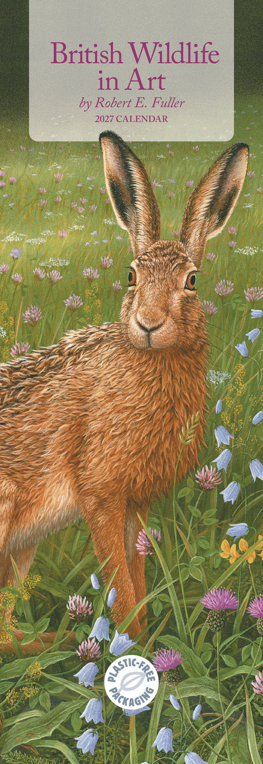 British Wildlife in Art By Robert Fuller Slim Calendar 2027