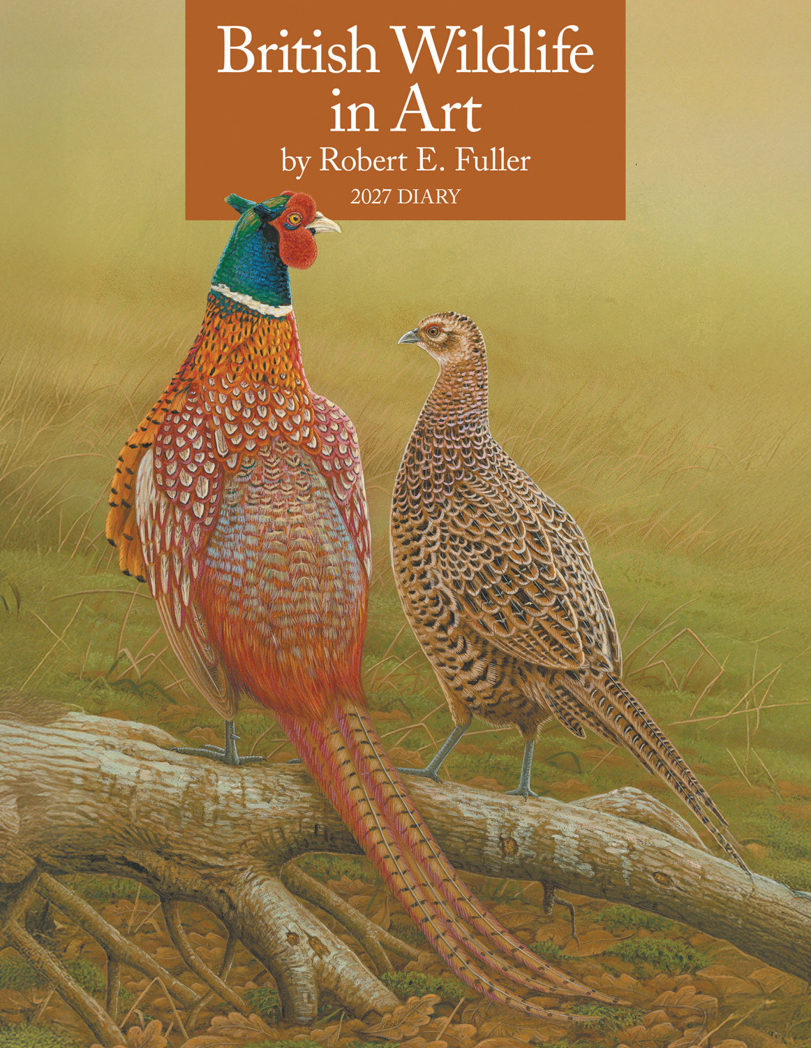 British Wildlife in Art by Robert Fuller Deluxe Diary 2027