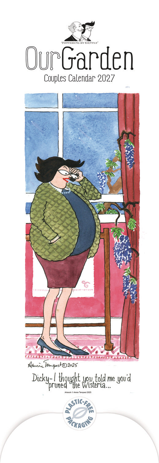 Tottering By Gently Our Garden Couples Planner Slim Calendar 2027