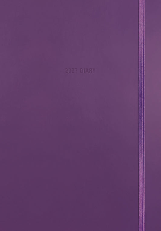 Fashion Diary Purple Soft Touch A5 Diary 2027