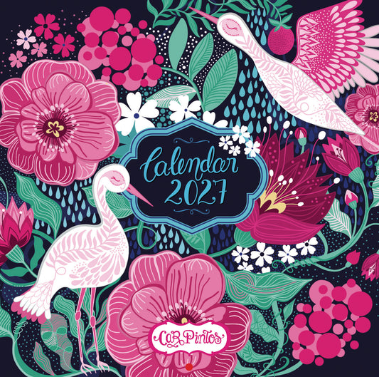 Car Pintos Wall Calendar 2027