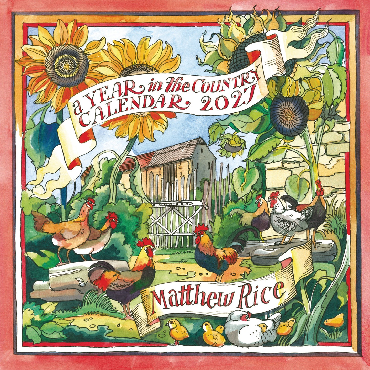 Matthew Rice, A Year in the Country Wall Calendar 2027
