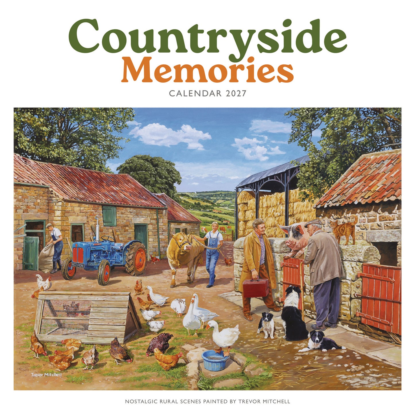 Countryside Memories, Trevor Mitchell Wiro Wall Calendar 2027