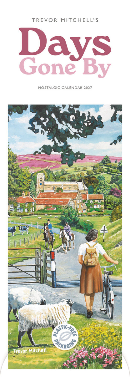 Days Gone By, Nostalgia by Trevor Mitchell Slim Calendar 2027