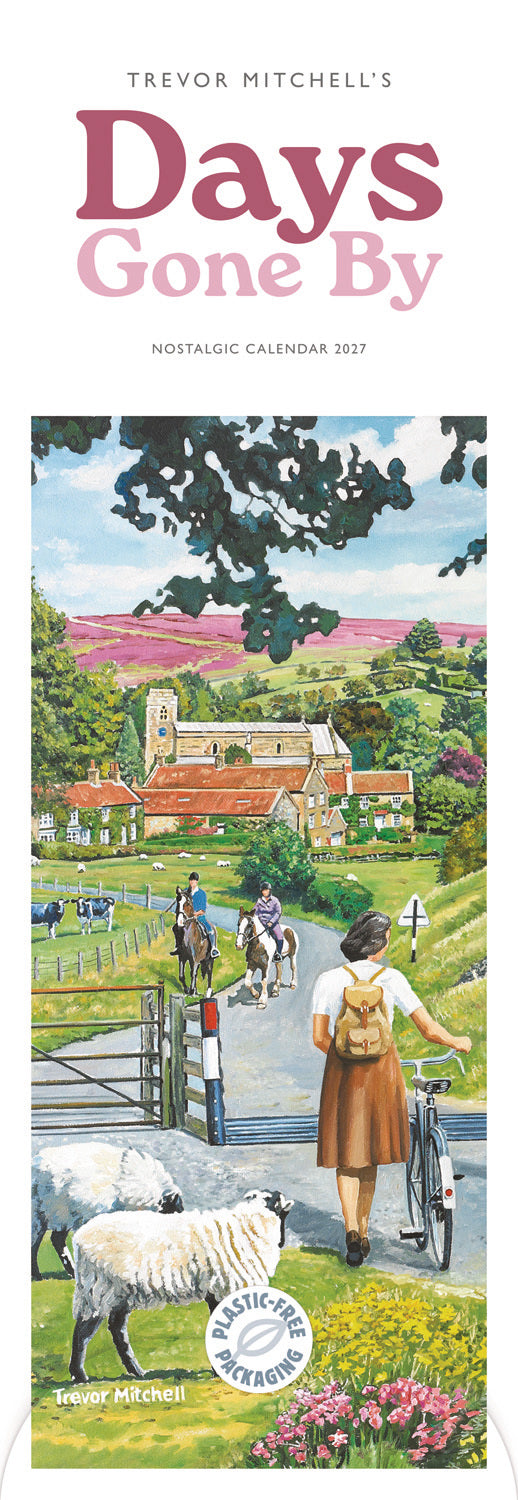 Days Gone By, Nostalgia by Trevor Mitchell Slim Calendar 2027