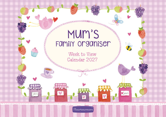 Mums Week-To-View Planner A4 Calendar 2027