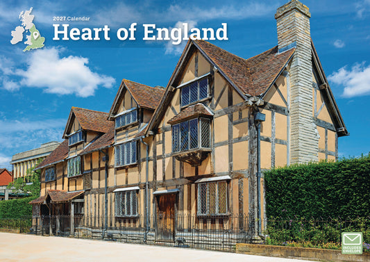 Heart Of England A4 Calendar 2027