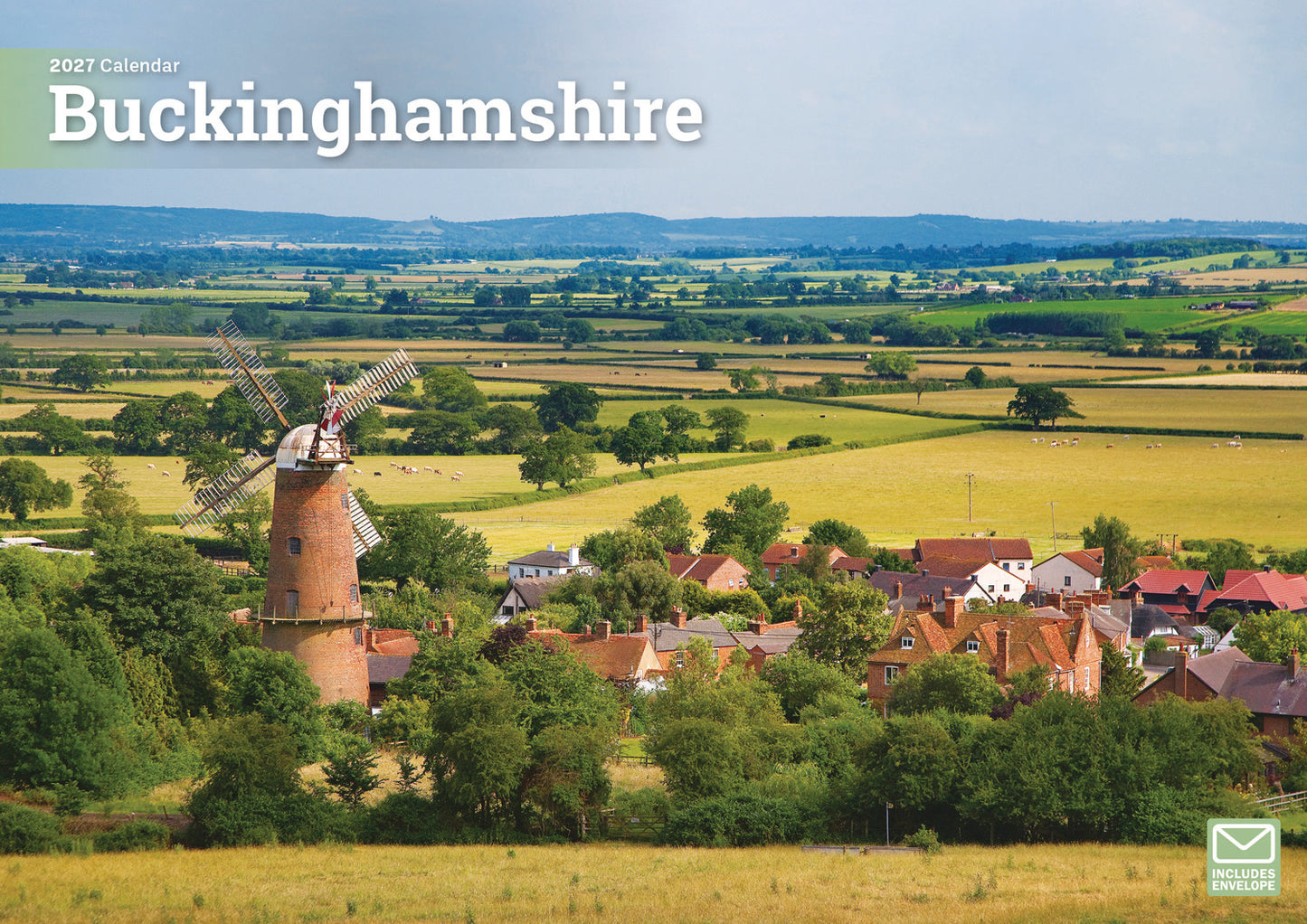 Buckinghamshire A4 Calendar 2027