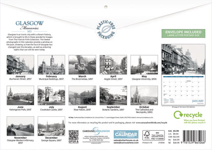 Glasgow Memories A4 Calendar 2027