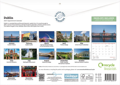 Dublin A4 Calendar 2027