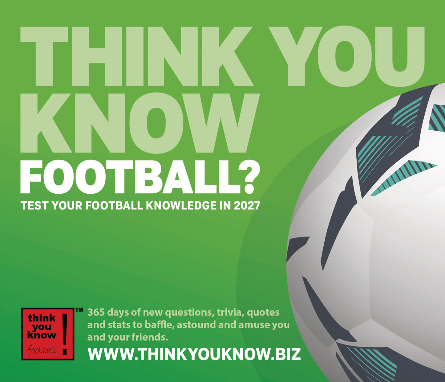 Think You Know Football Box Calendar 2027