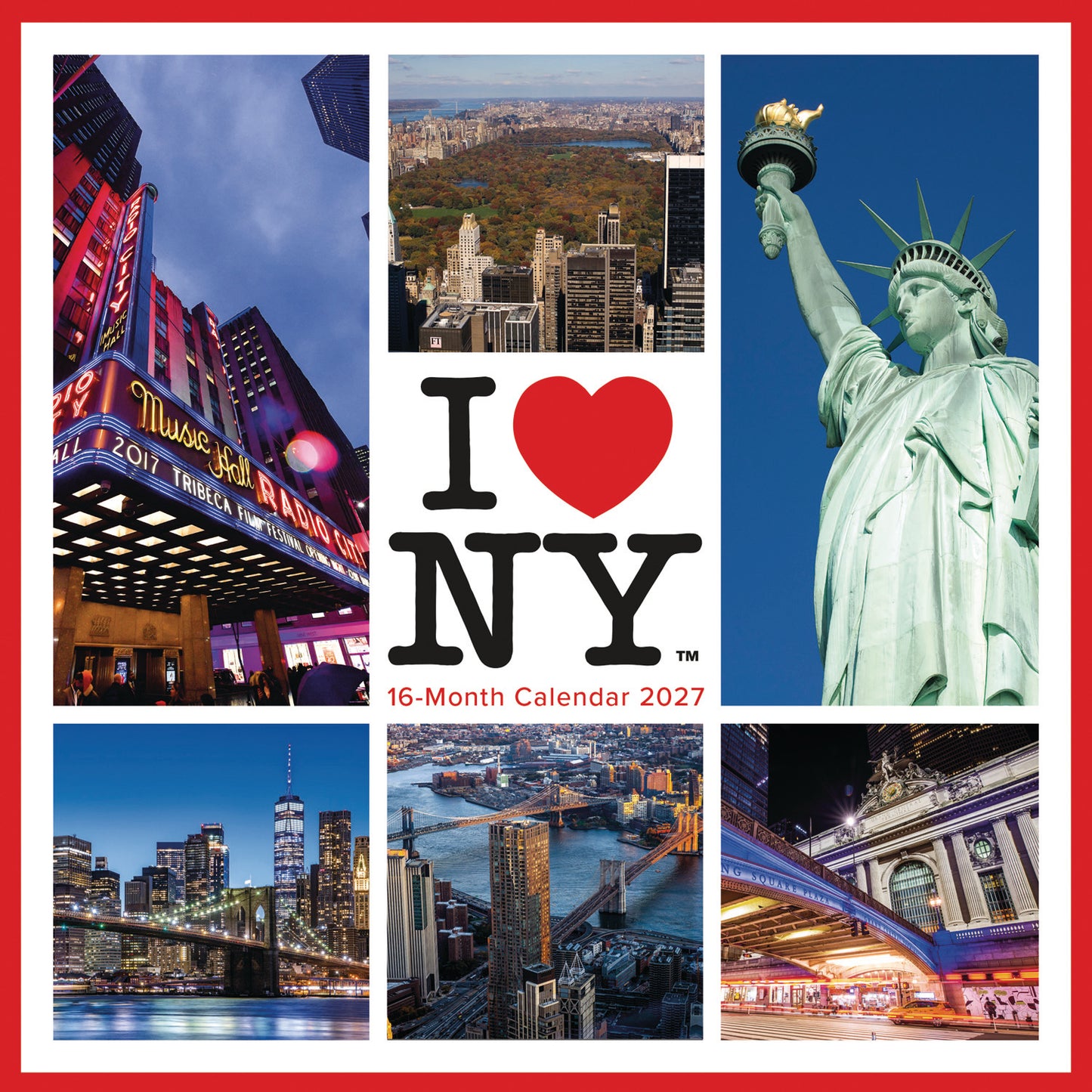 I Love NY, Mini Calendar 2027