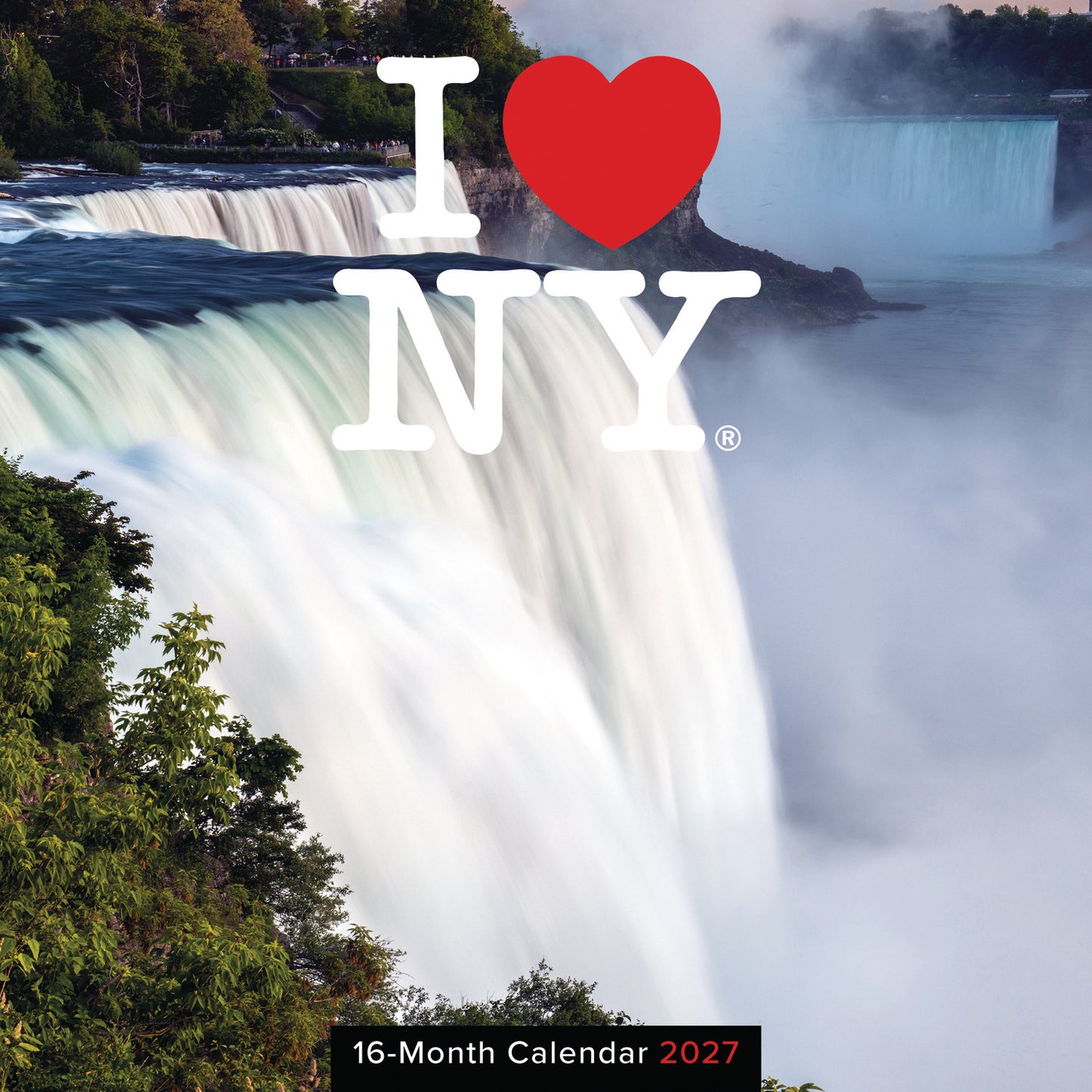 I Love NY, State Wall Calendar 2027