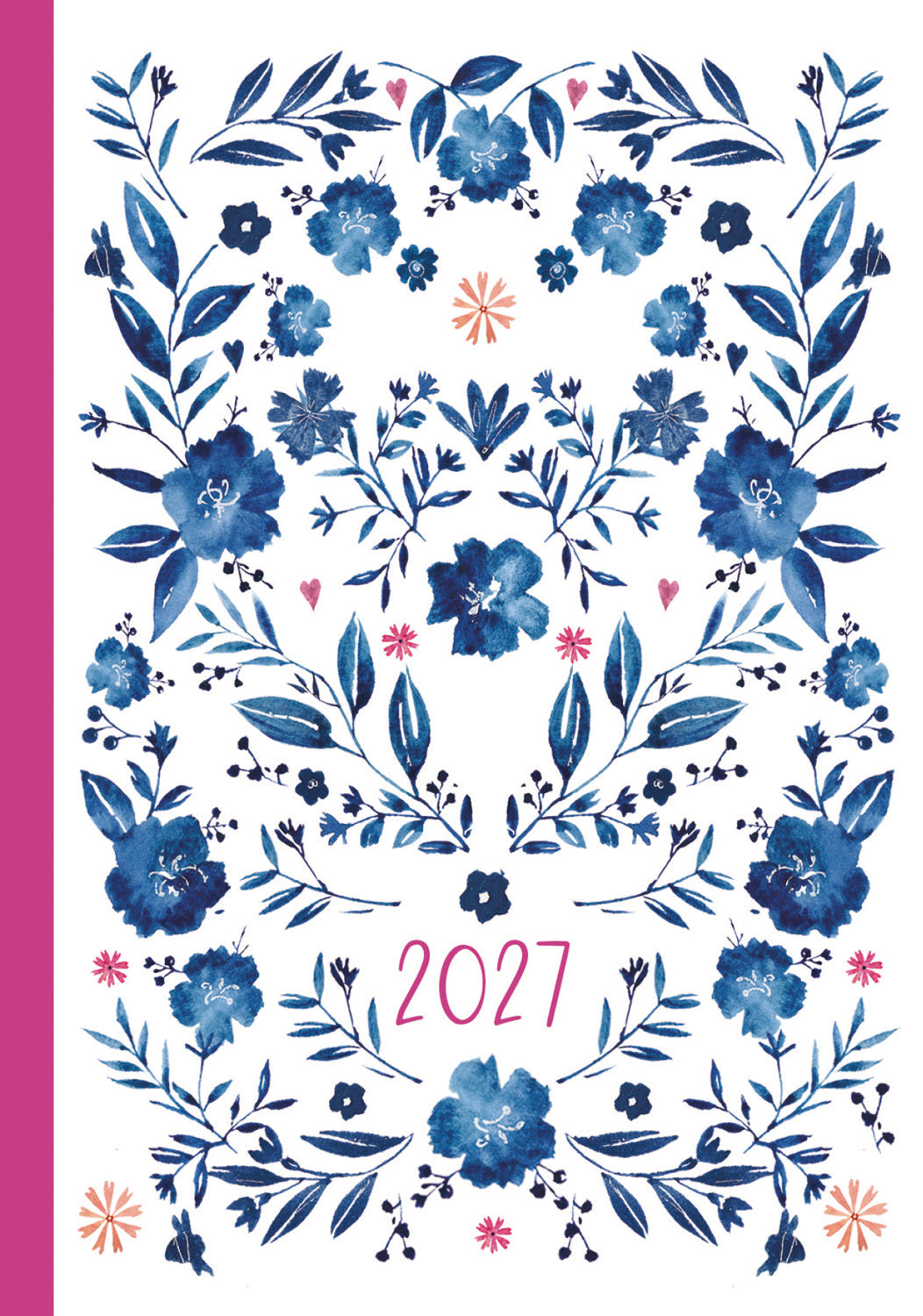 Fashion Diary Blue Willow A6 Diary 2027