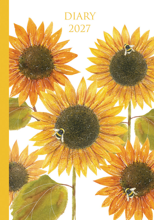 Fashion Diary Sunflowers A6 Diary 2027