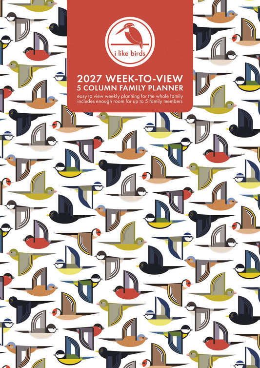 I Like Birds Week-To-View Planner A3 Calendar 2027