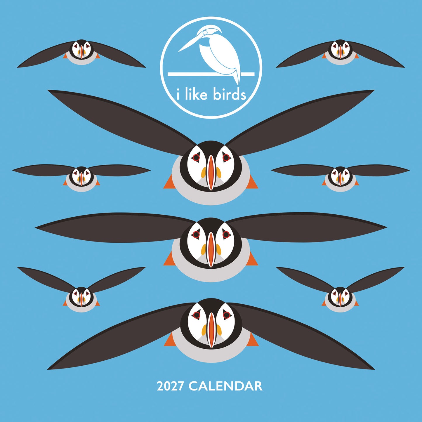 I Like Birds Wall Calendar 2027