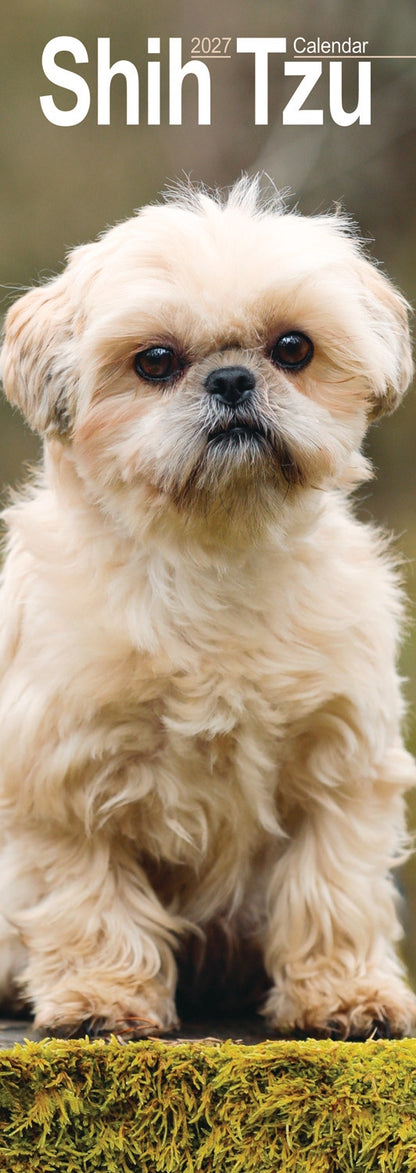 Shih Tzu Slim Calendar 2027