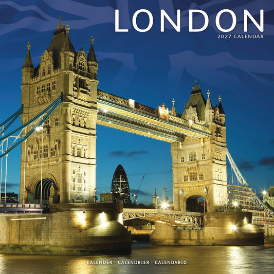 London Wall Calendar 2027