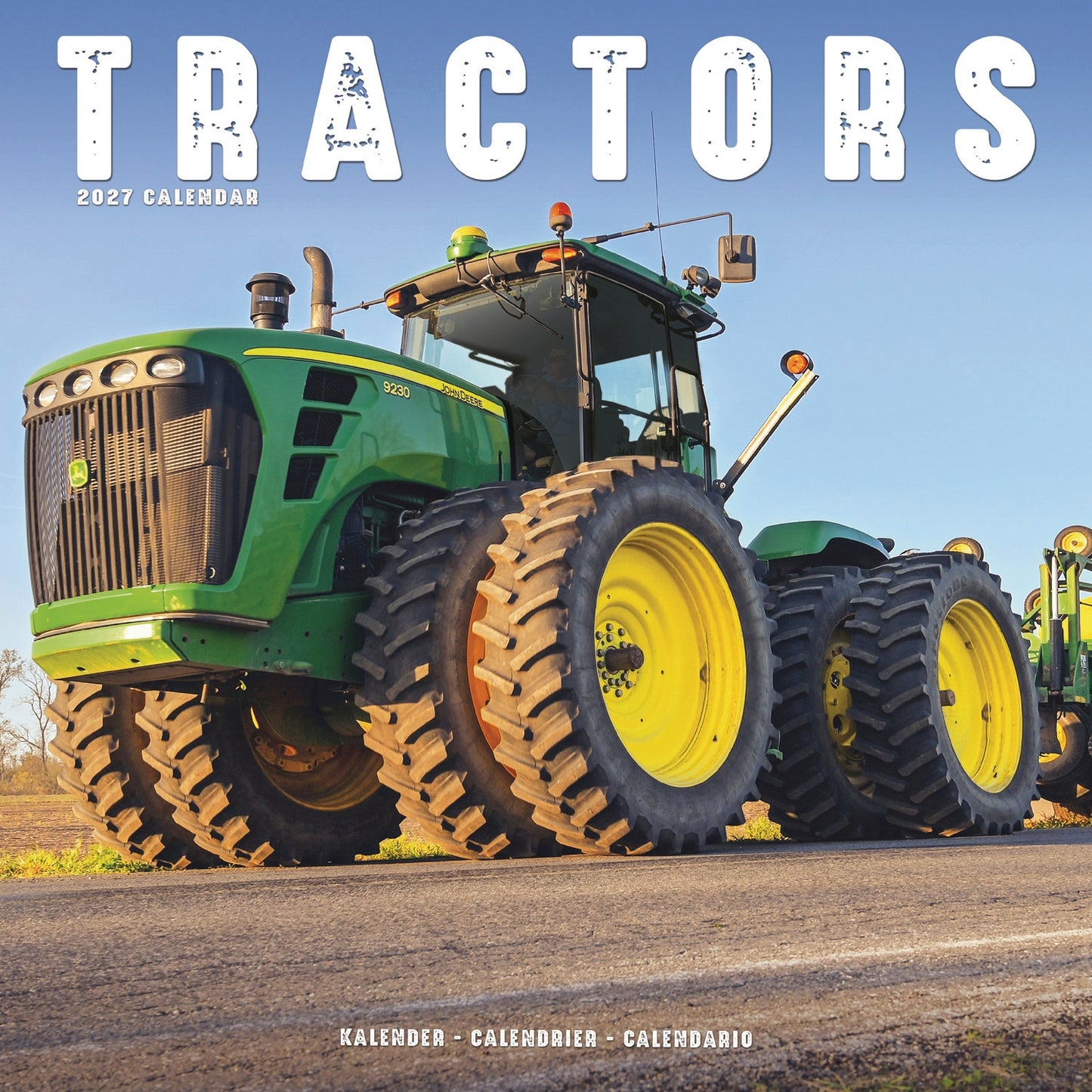 Tractors Wall Calendar 2027