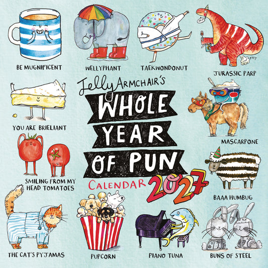 Jelly Armchair Wall Calendar 2027