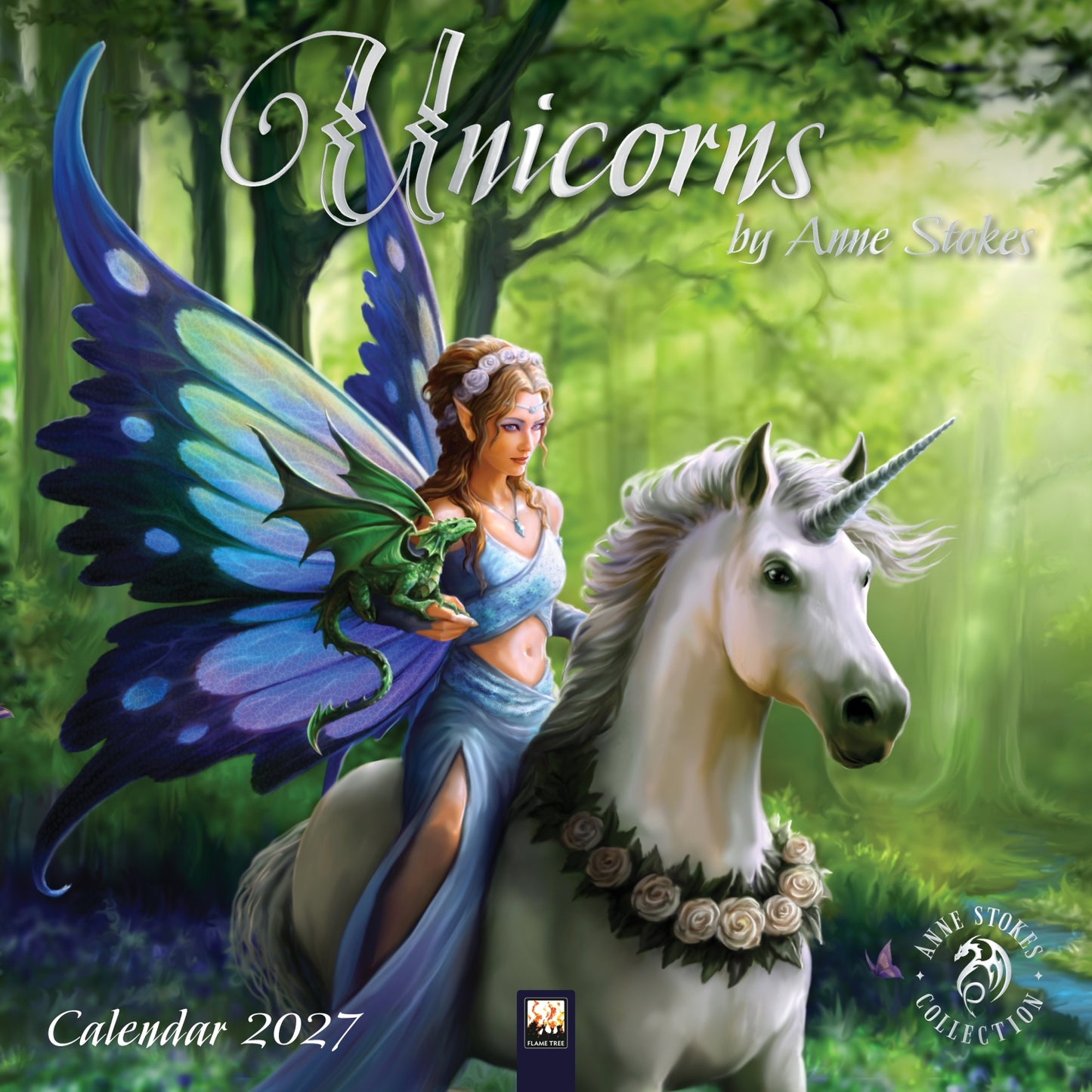 Anne Stokes Unicorns Wall Calendar 2027