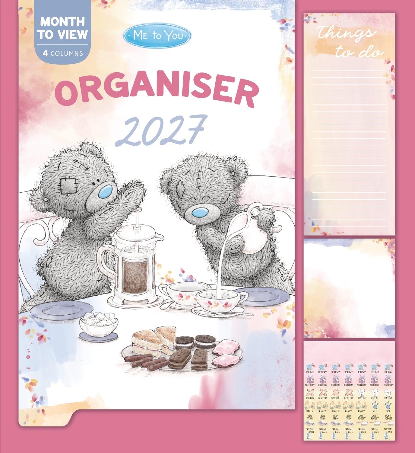 Me To You Classic Household Deluxe Planner A3 Calendar 2027