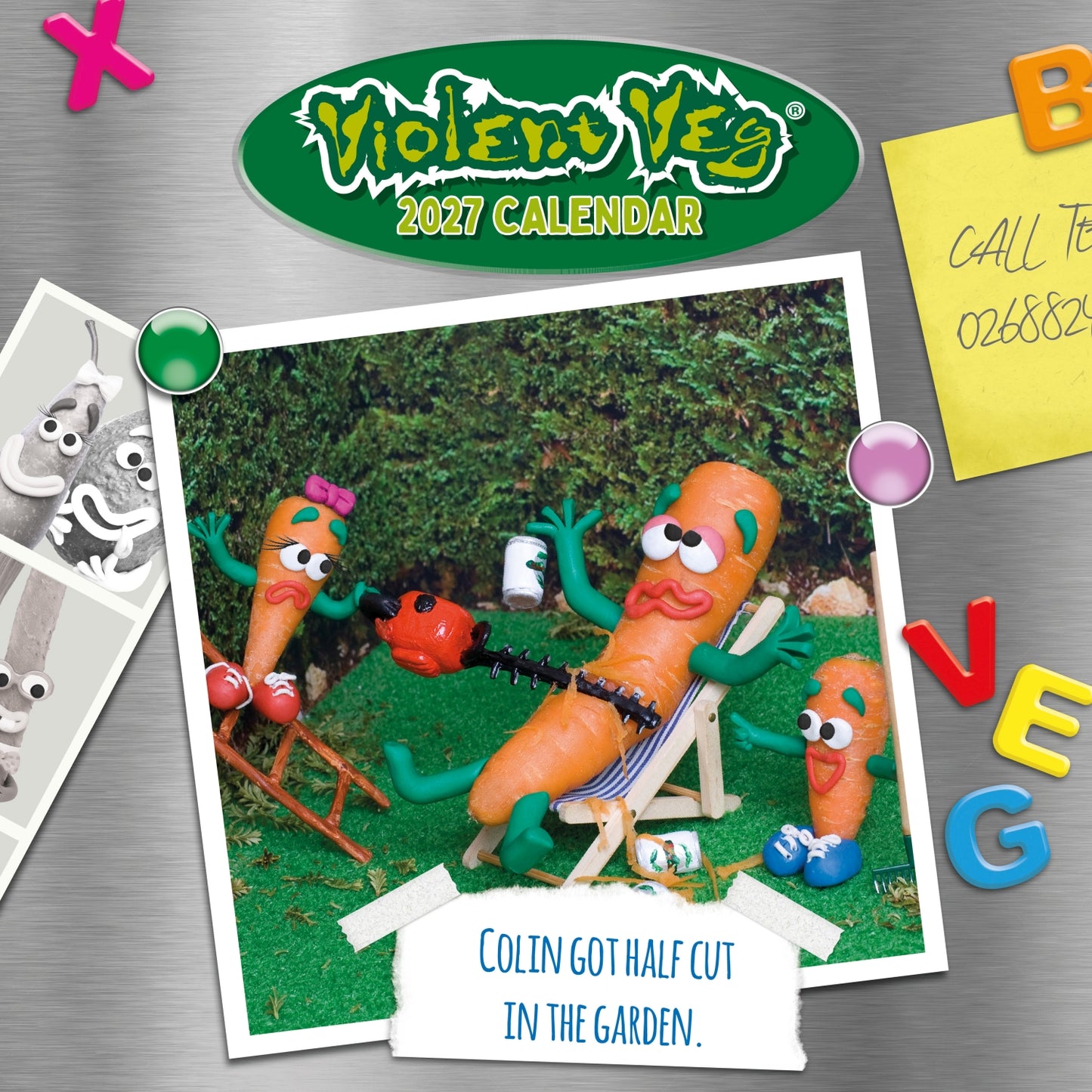 Violent Veg Wall Calendar 2027