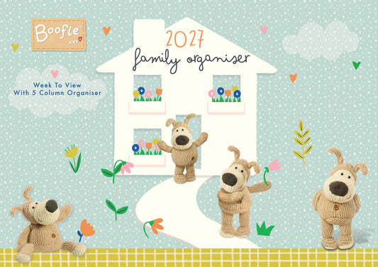 Boofle Week-To-View Planner A4 Calendar 2027