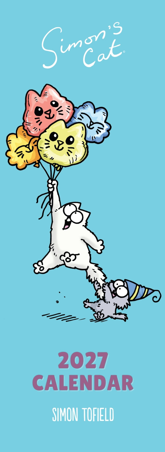 Simons Cat Slim Calendar 2027