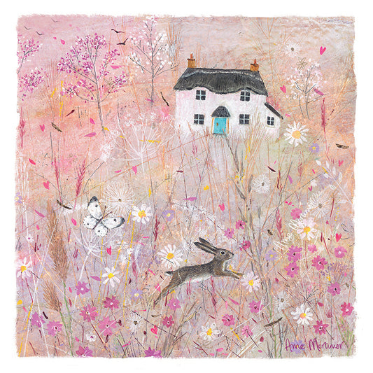 Country Lanes Card - Jumping Hare