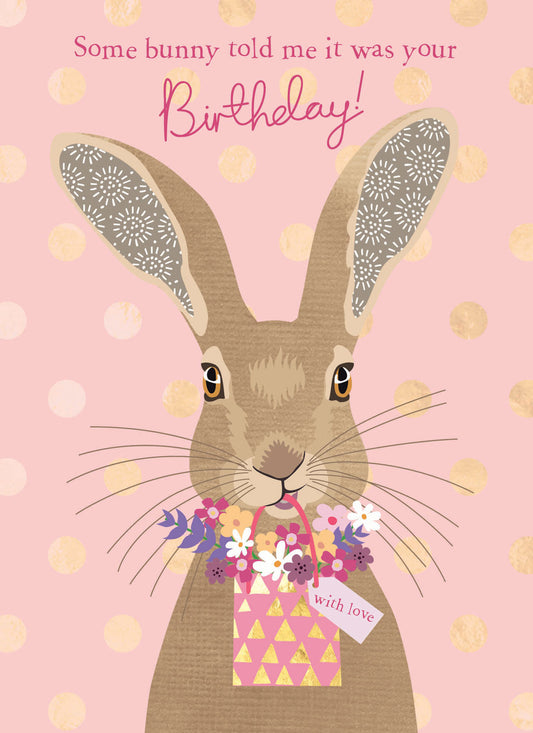 Pom Poms Card Collection - Somy Bunny Hare