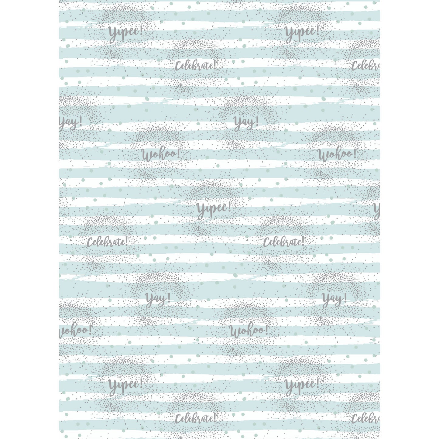 Gift Wrap & Tags - Yippe Yay Celebrate (2 Sheets & 2 Tags)