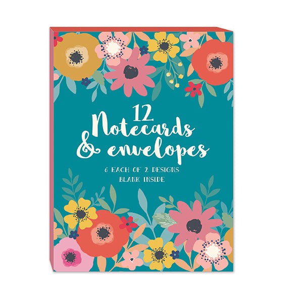 Bohemia Stationery - A6 Notecard Pack - Flowers – Otter House