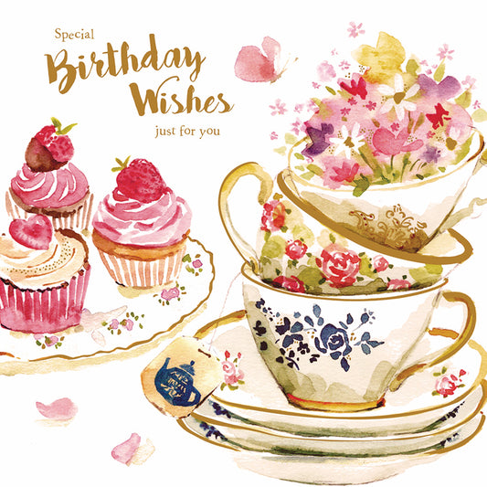 Birthday Treats Card Collection - Teacups