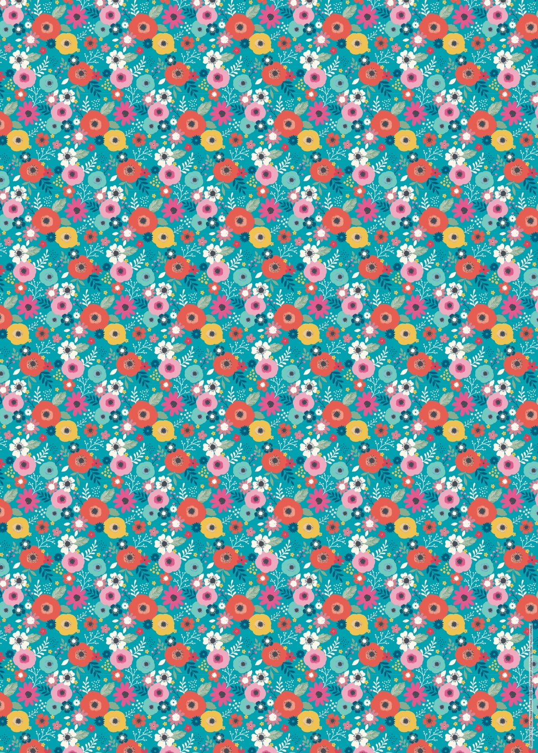 Gift Wrap & Tags - Bohemia (2 Sheets & 2 Tags)