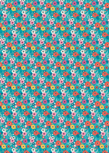 Gift Wrap & Tags - Bohemia (2 Sheets & 2 Tags)